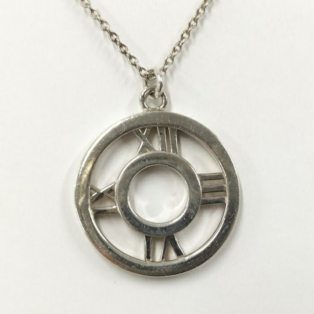Tiffany & Co Atlas Necklace In Sv 925 Silver